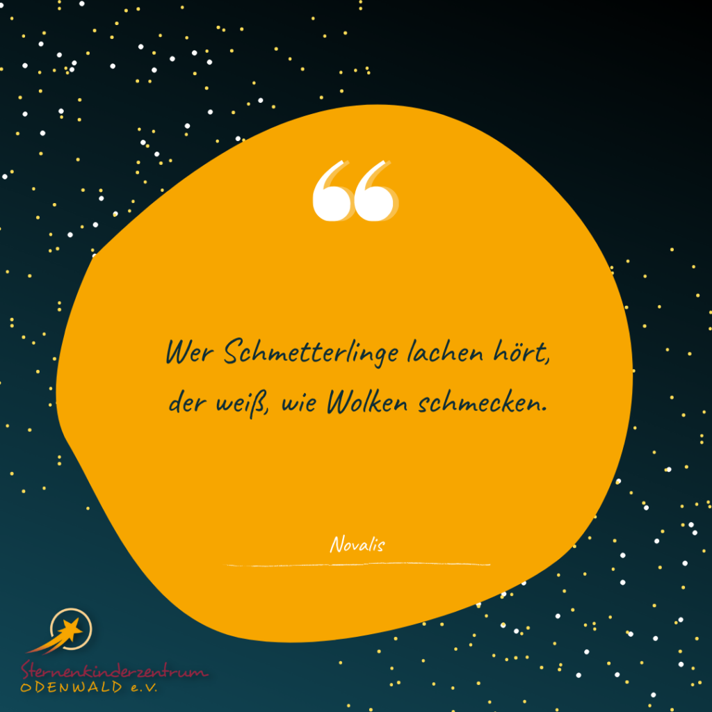 Sternenkind Spruch Gedicht Grabstein Wer Schmetterlinge lachen hört, der weiß, wie Wolken schmecken.