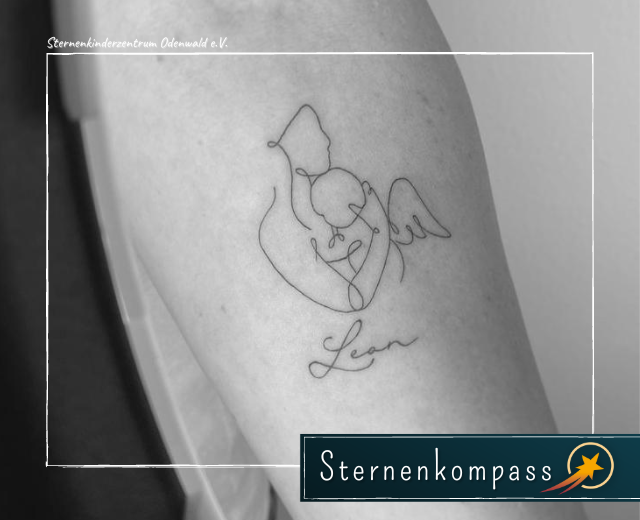 Sternenkompass Sternenkinderzentrum Odenwald Sternenkind Tattoo Erinnerung Odenwald ODW Tattoo