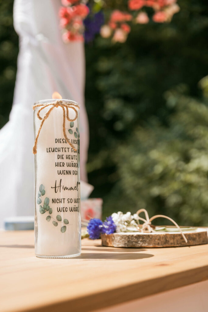 Sternenkind Hochzeit Hochzeitsritual Sternenkinder Heiraten Ritual Kerze Gedenkkerze Zeremonie