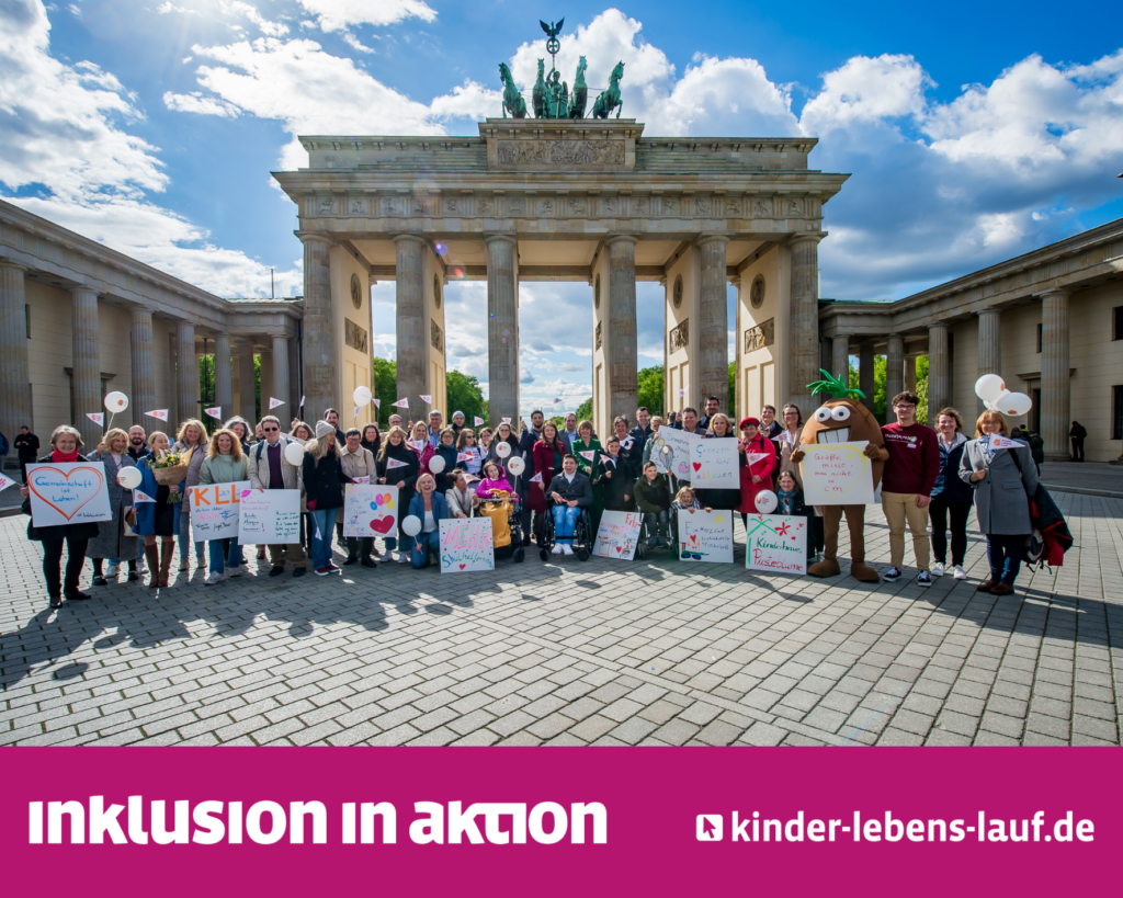 Kinder-Lebens-Lauf Berlin Startevent Inklusion in Aktion