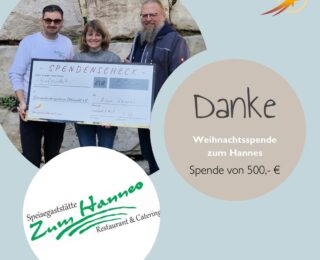 „Zum Hannes“ aus Fürth Linnenbach spendet