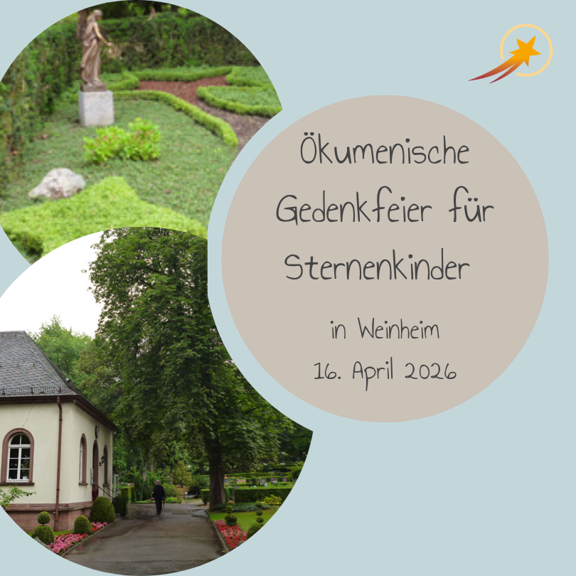 Ökumenische Gedenkfeier für Sternenkinder in Weinheim am 16. April 2026